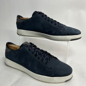 Cole Haan Grandpro Tennis Sneaker Mens 8.5M Shoes Fade Blue Nubuck Leather30768